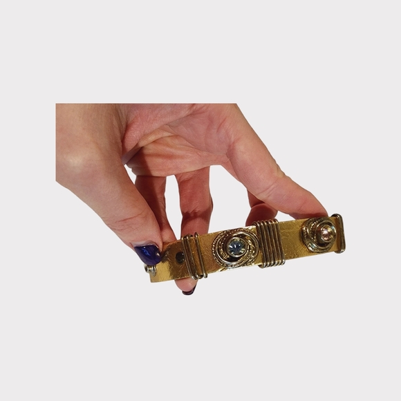 Leather‎ style bracelet - Picture 2 of 5